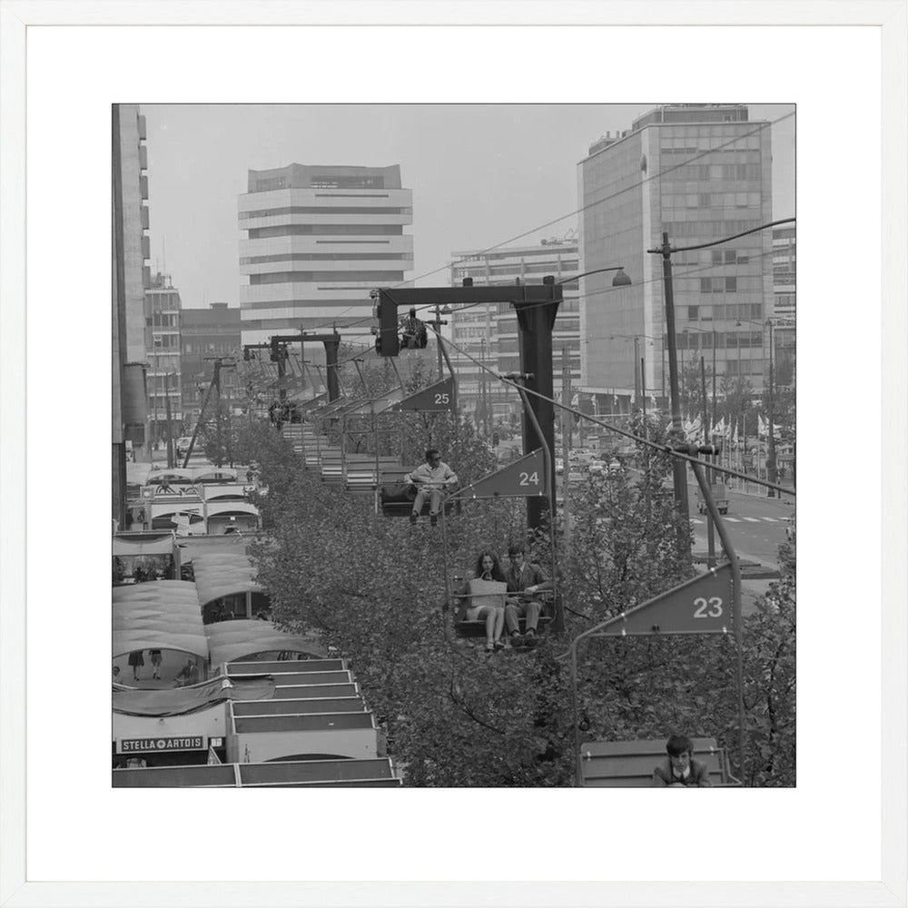 Gondel over de Coolsingel - 1970