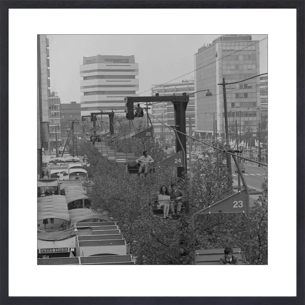 Gondel over de Coolsingel - 1970