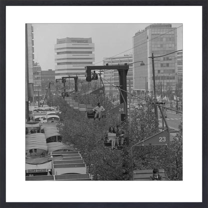 Gondel over de Coolsingel - 1970