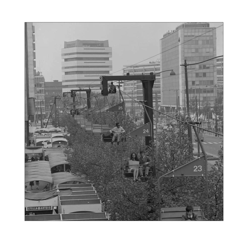 Gondel over de Coolsingel - 1970