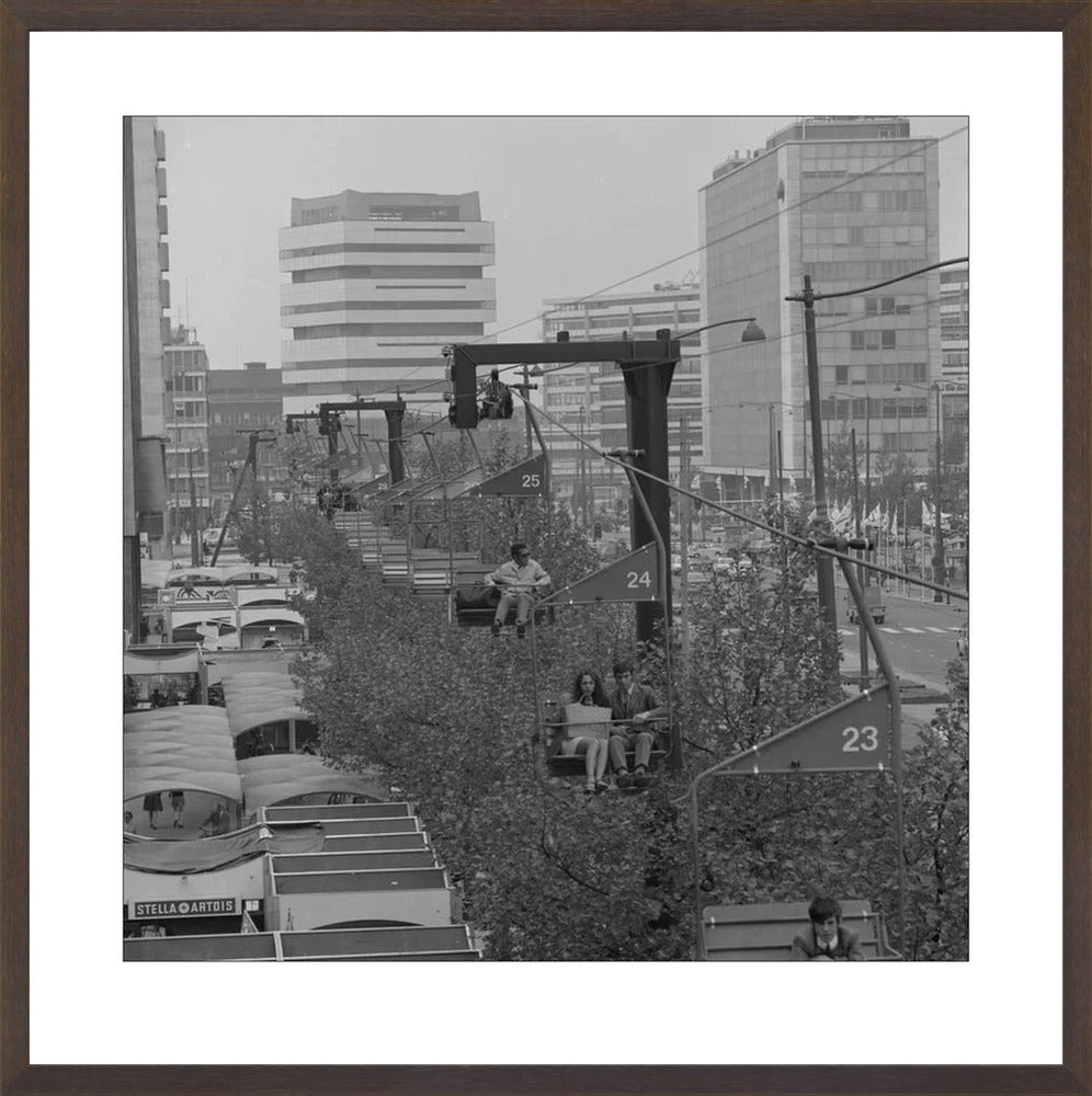 Gondel over de Coolsingel - 1970