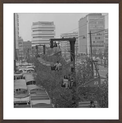Gondel over de Coolsingel - 1970