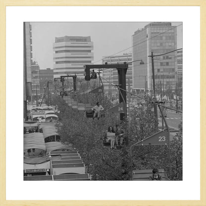 Gondel over de Coolsingel - 1970