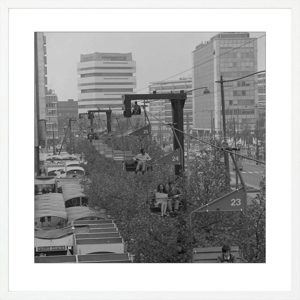 Gondel over de Coolsingel - 1970