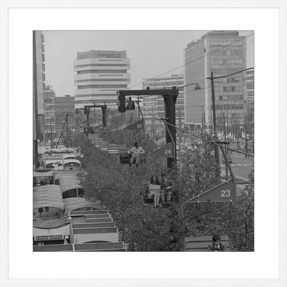 Gondel over de Coolsingel - 1970