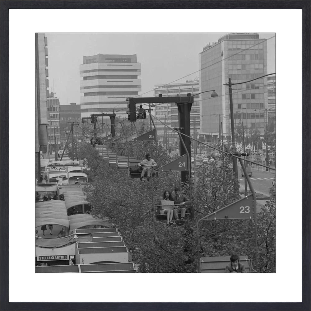 Gondel over de Coolsingel - 1970