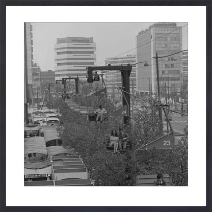 Gondel over de Coolsingel - 1970