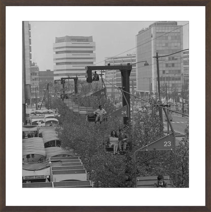 Gondel over de Coolsingel - 1970