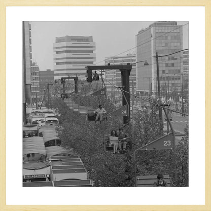 Gondel over de Coolsingel - 1970