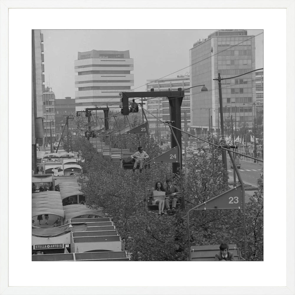 Gondel over de Coolsingel - 1970