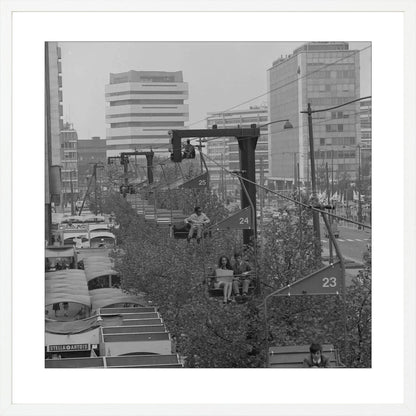 Gondel over de Coolsingel - 1970