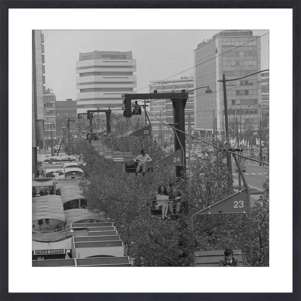 Gondel over de Coolsingel - 1970