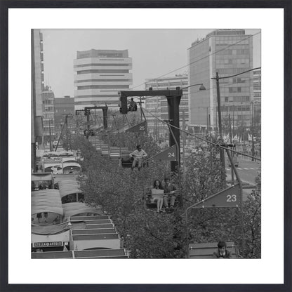 Gondel over de Coolsingel - 1970