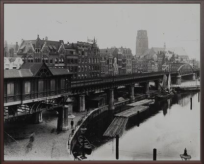 Beursstation aan de Kolk - 1920