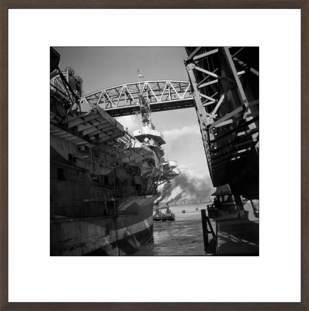 Vliegdekschip langs de Hef - 1947