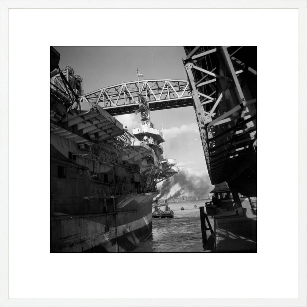 Vliegdekschip langs de Hef - 1947