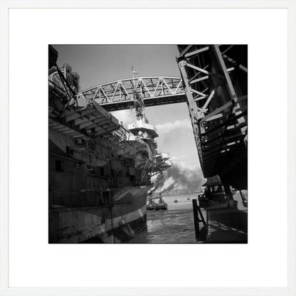 Vliegdekschip langs de Hef - 1947