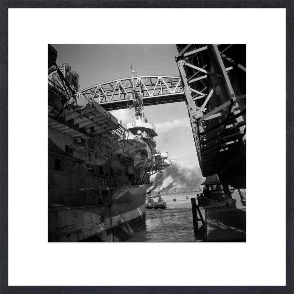 Vliegdekschip langs de Hef - 1947