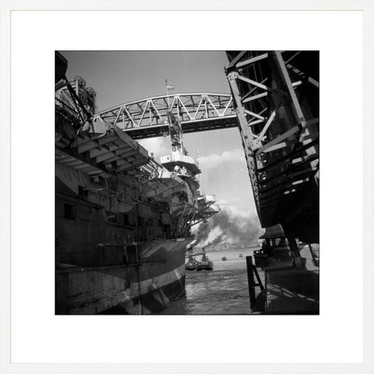 Vliegdekschip langs de Hef - 1947