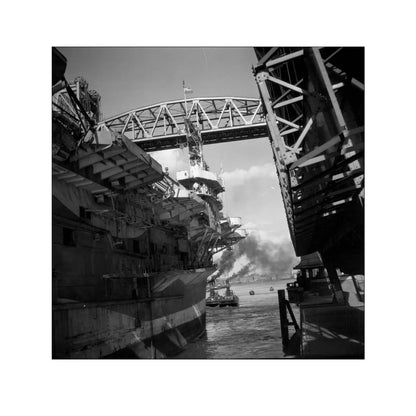 Vliegdekschip langs de Hef - 1947