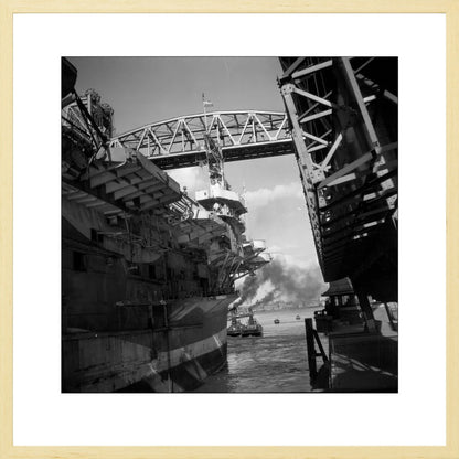 Vliegdekschip langs de Hef - 1947