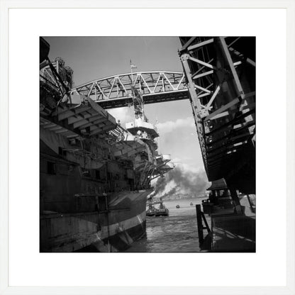 Vliegdekschip langs de Hef - 1947