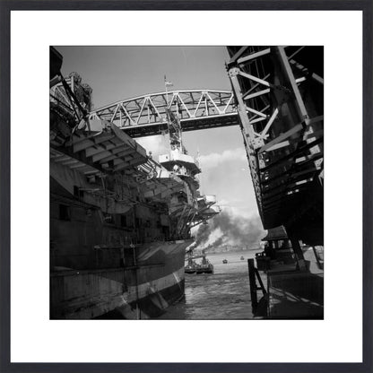 Vliegdekschip langs de Hef - 1947