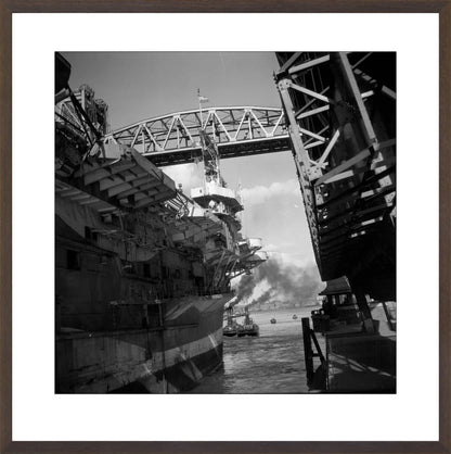 Vliegdekschip langs de Hef - 1947