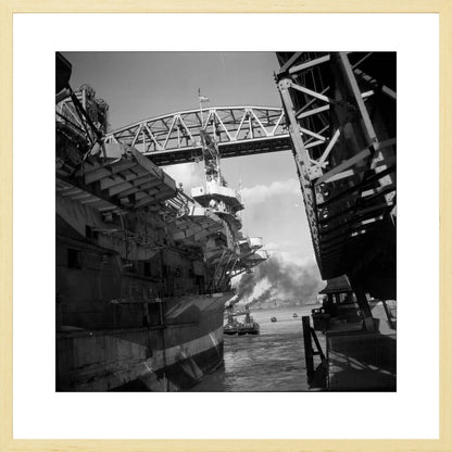 Vliegdekschip langs de Hef - 1947