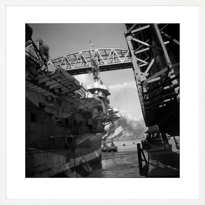 Vliegdekschip langs de Hef - 1947