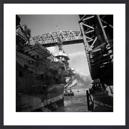 Vliegdekschip langs de Hef - 1947
