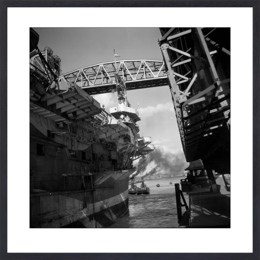 Vliegdekschip langs de Hef - 1947