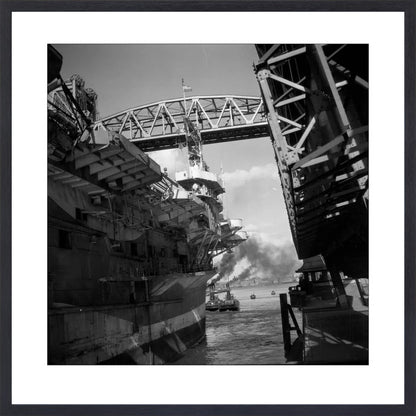 Vliegdekschip langs de Hef - 1947