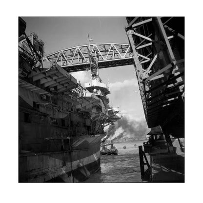 Vliegdekschip langs de Hef - 1947