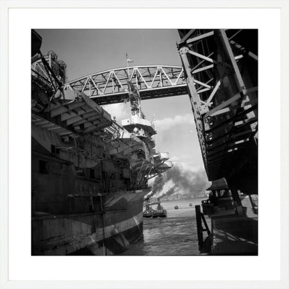 Vliegdekschip langs de Hef - 1947