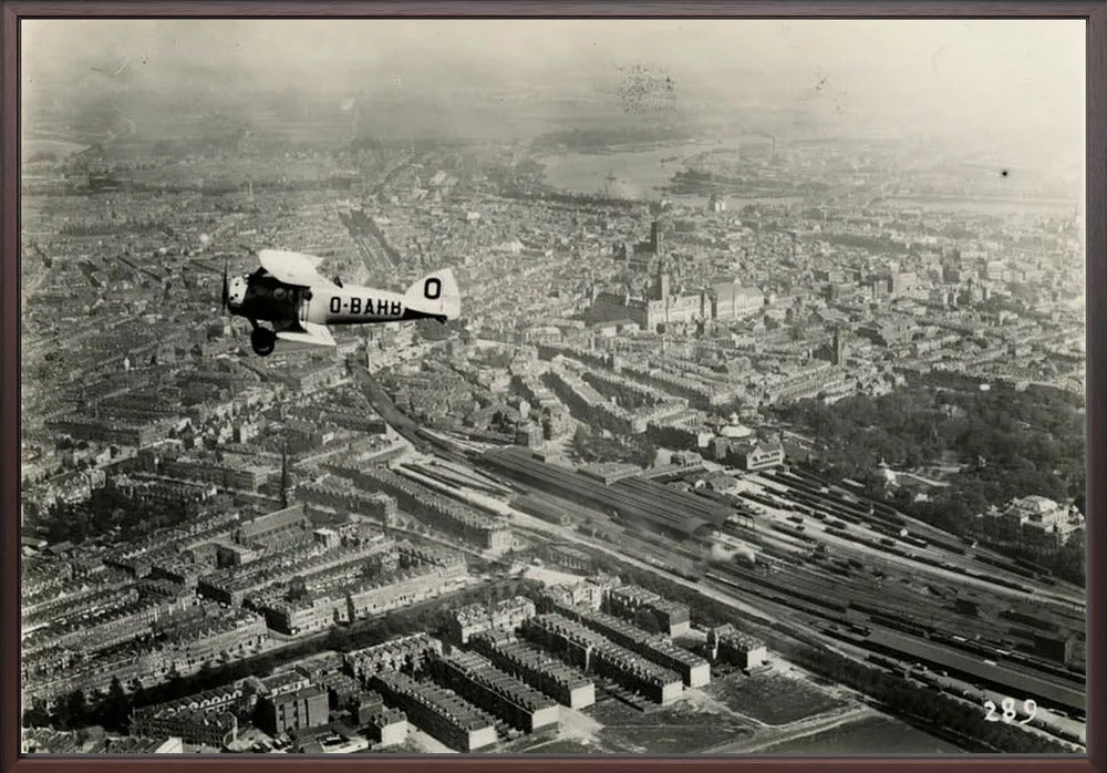 Vliegenier boven het Centrum - 1923