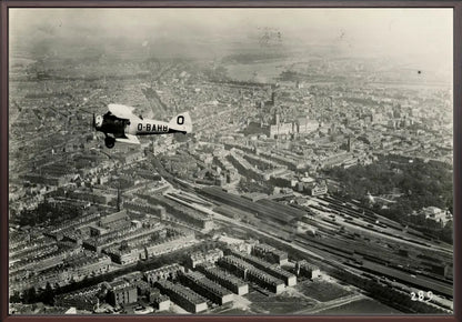 Vliegenier boven het Centrum - 1923
