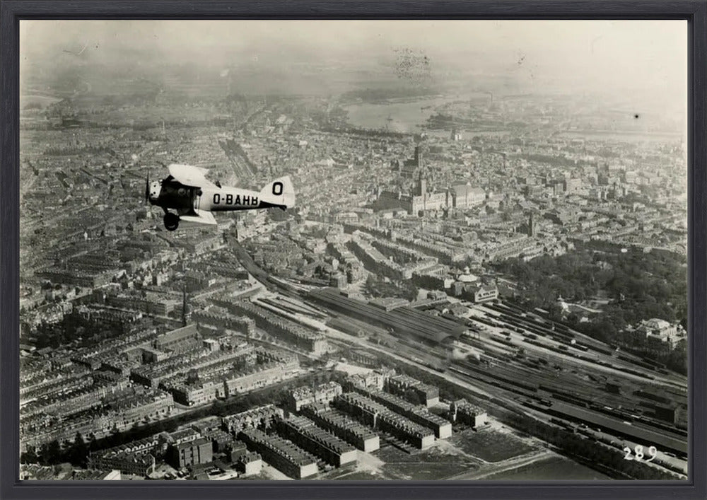 Vliegenier boven het Centrum - 1923