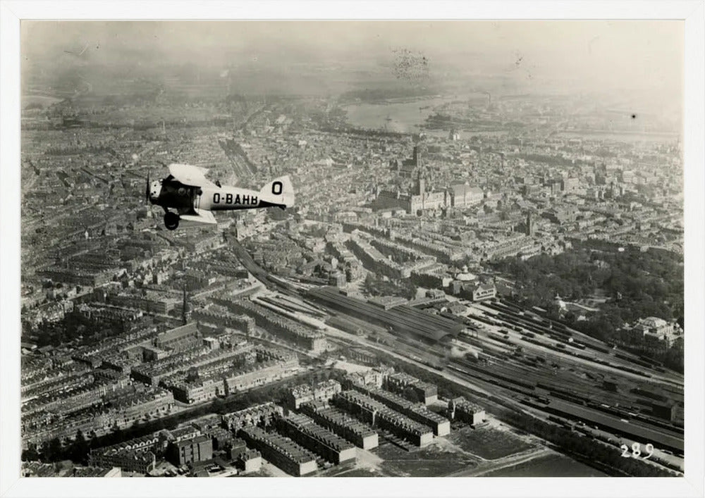Vliegenier boven het Centrum - 1923