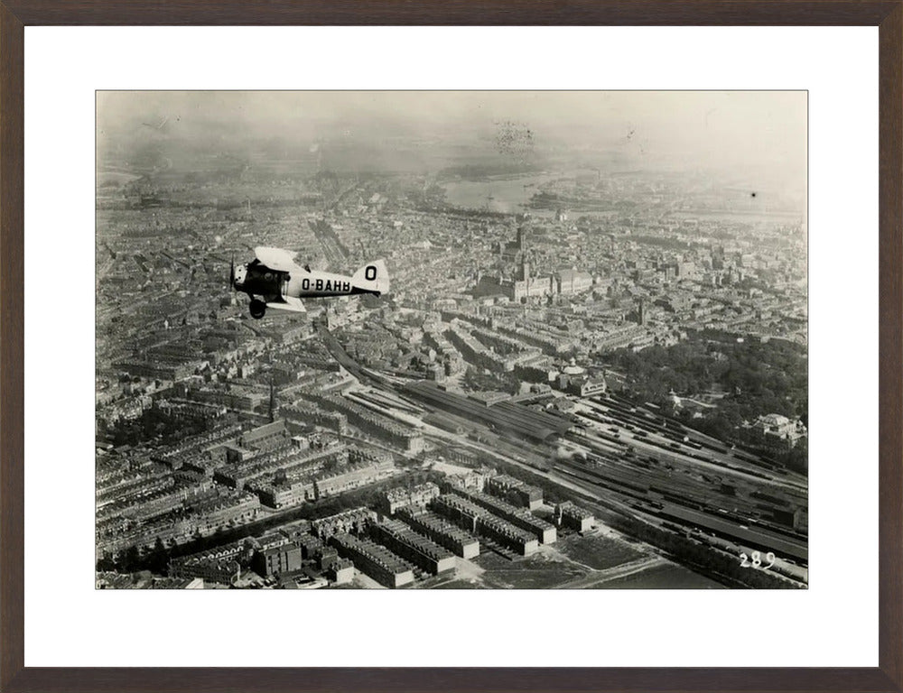Vliegenier boven het Centrum - 1923