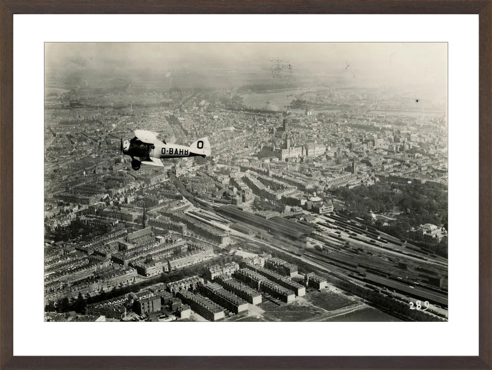 Vliegenier boven het Centrum - 1923