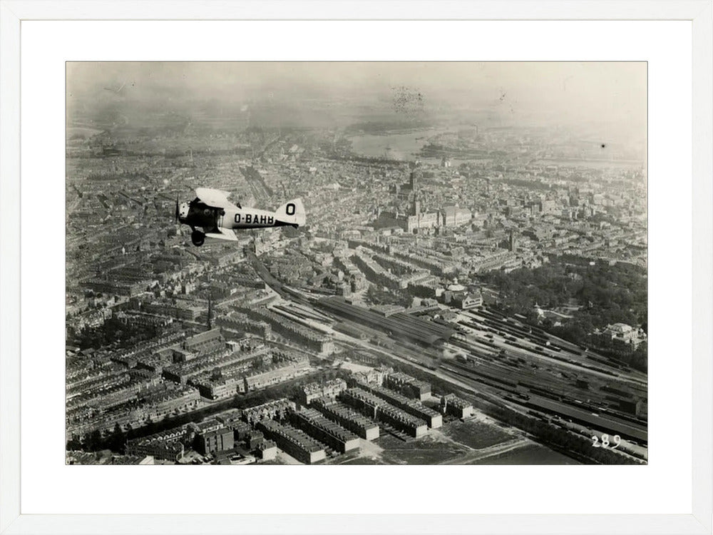 Vliegenier boven het Centrum - 1923