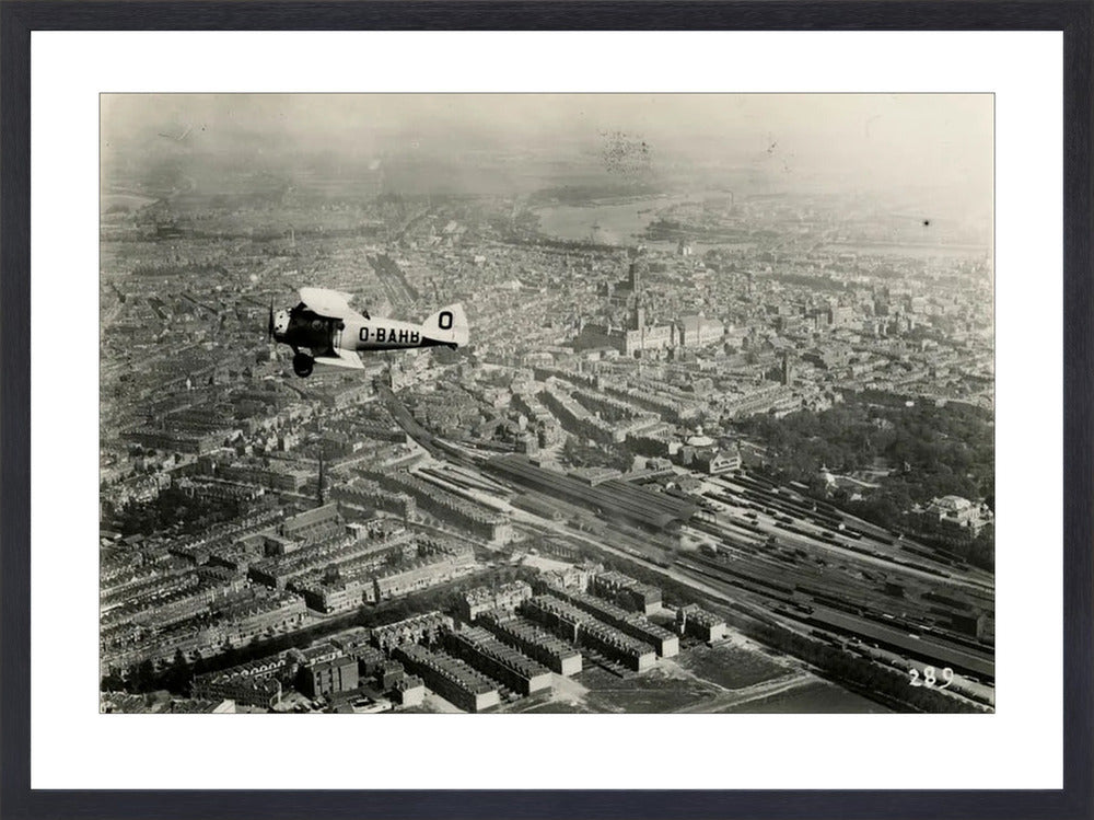 Vliegenier boven het Centrum - 1923