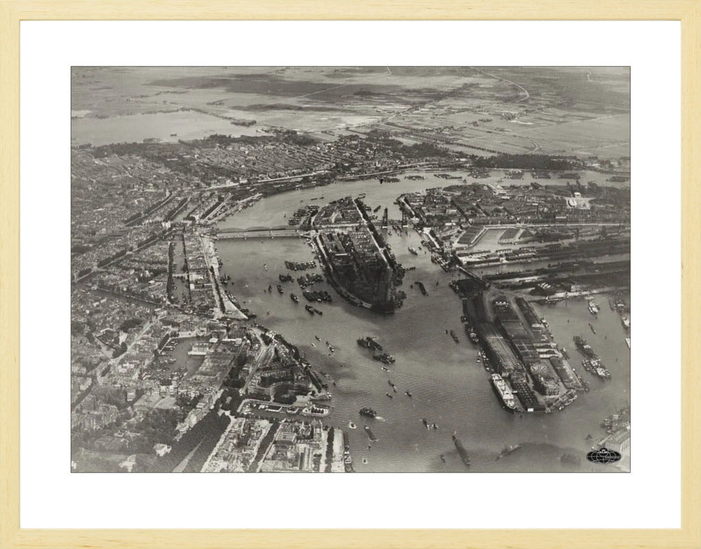 Noordereiland in de Maas - 1926
