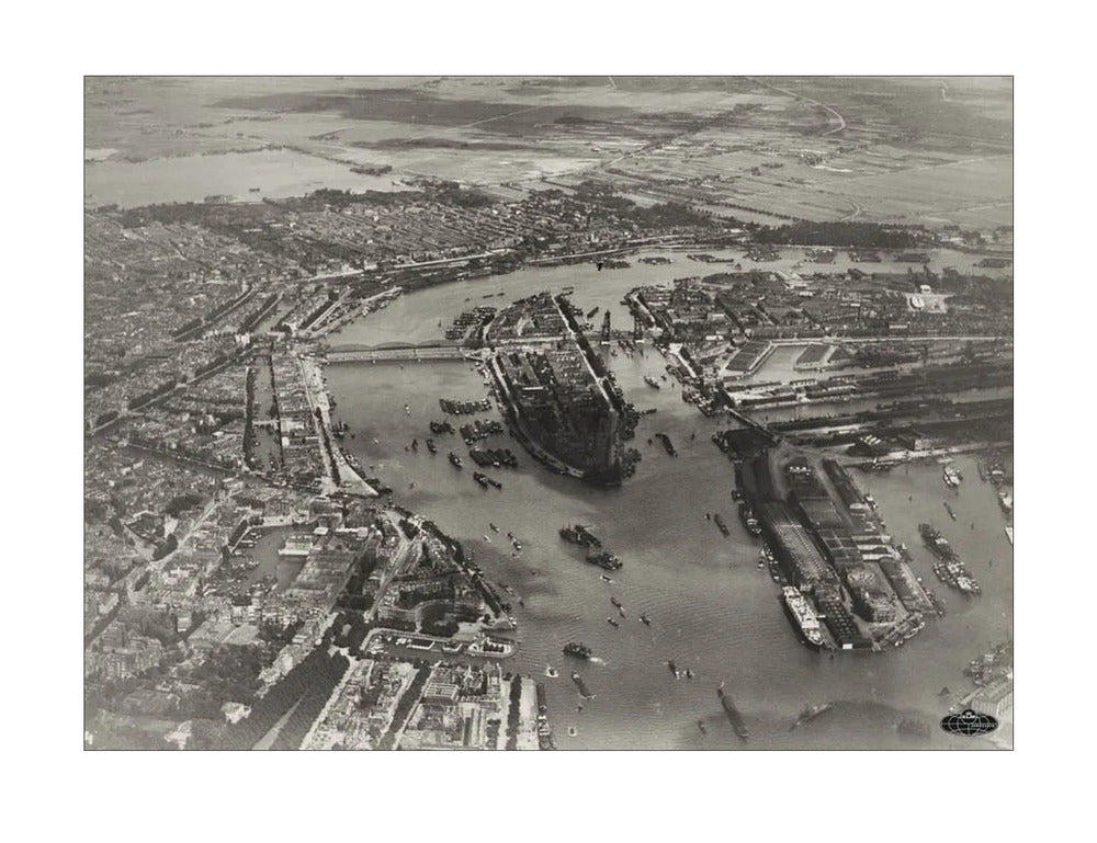 Noordereiland in de Maas - 1926