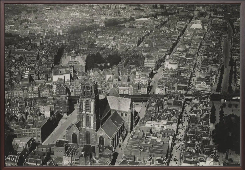 Laurenskerk en de Botersloot - 1922