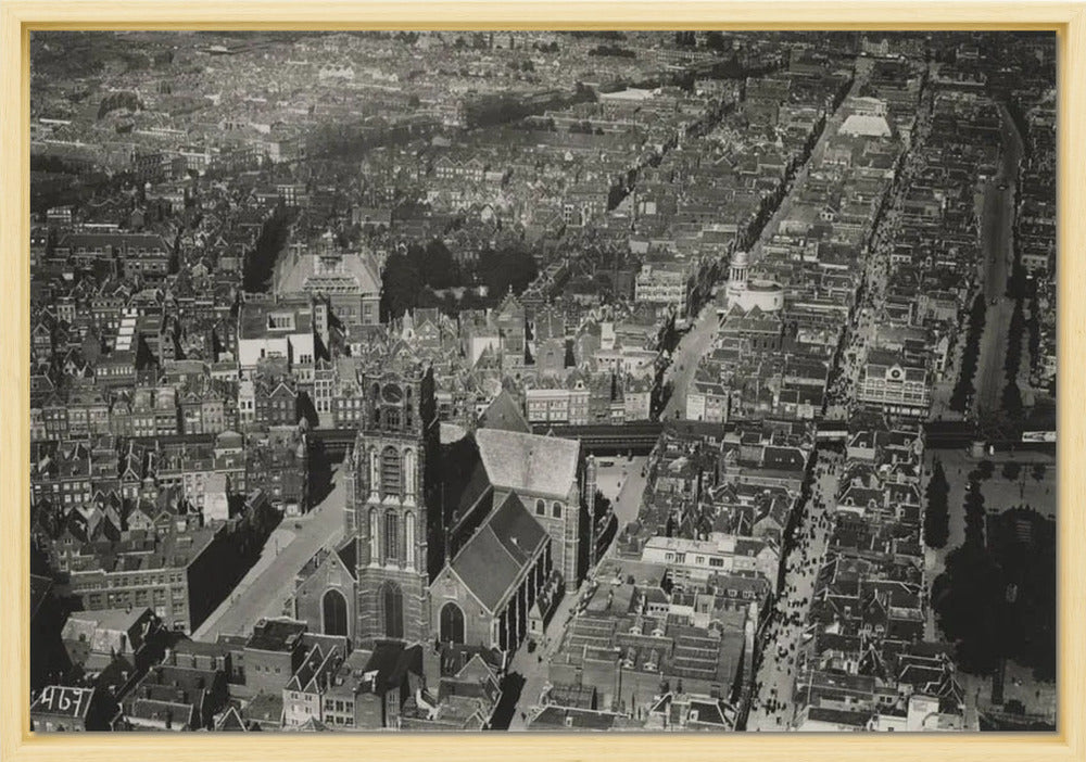 Laurenskerk en de Botersloot - 1922