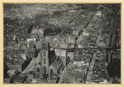 Laurenskerk en de Botersloot - 1922