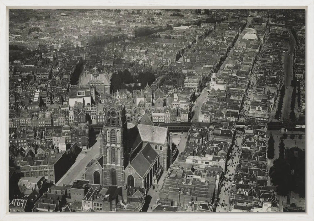 Laurenskerk en de Botersloot - 1922