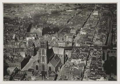 Laurenskerk en de Botersloot - 1922